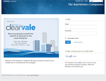 Tablet Screenshot of koreservers.clearvale.com