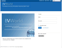 Tablet Screenshot of bvworld.clearvale.com